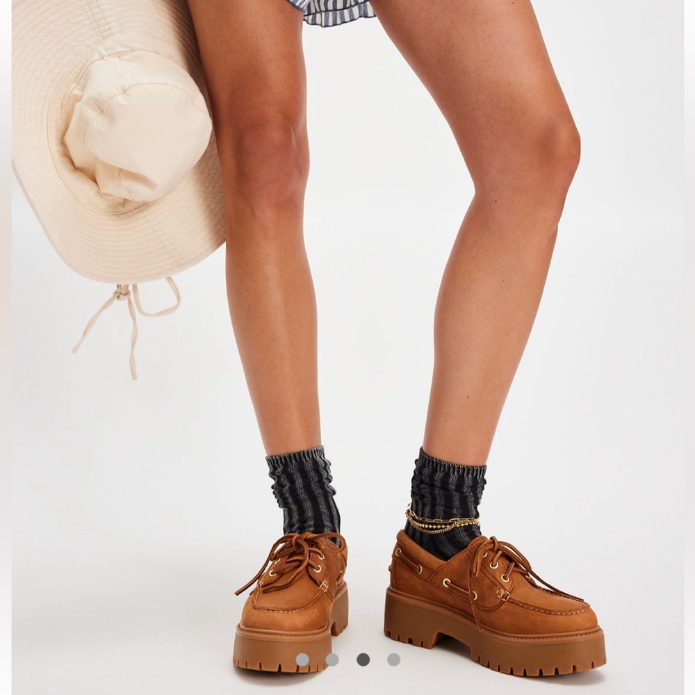 Timberland Women's Brown Boat Shoes - Picture 3 of 5